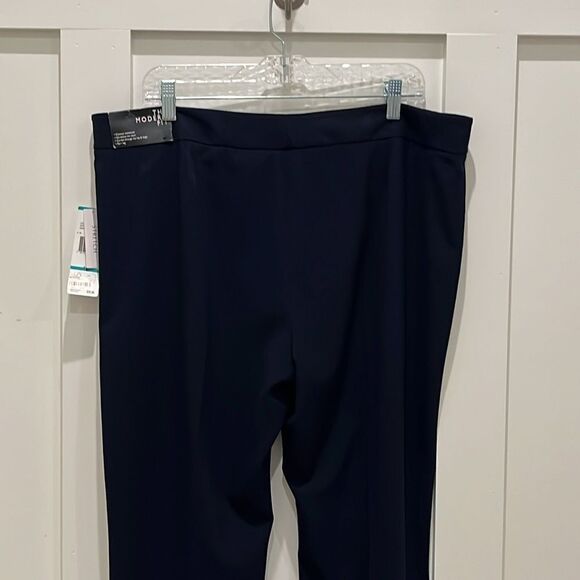 Nine West The Modern Fit Dark Blue Dress Pants - Picture 4 of 10